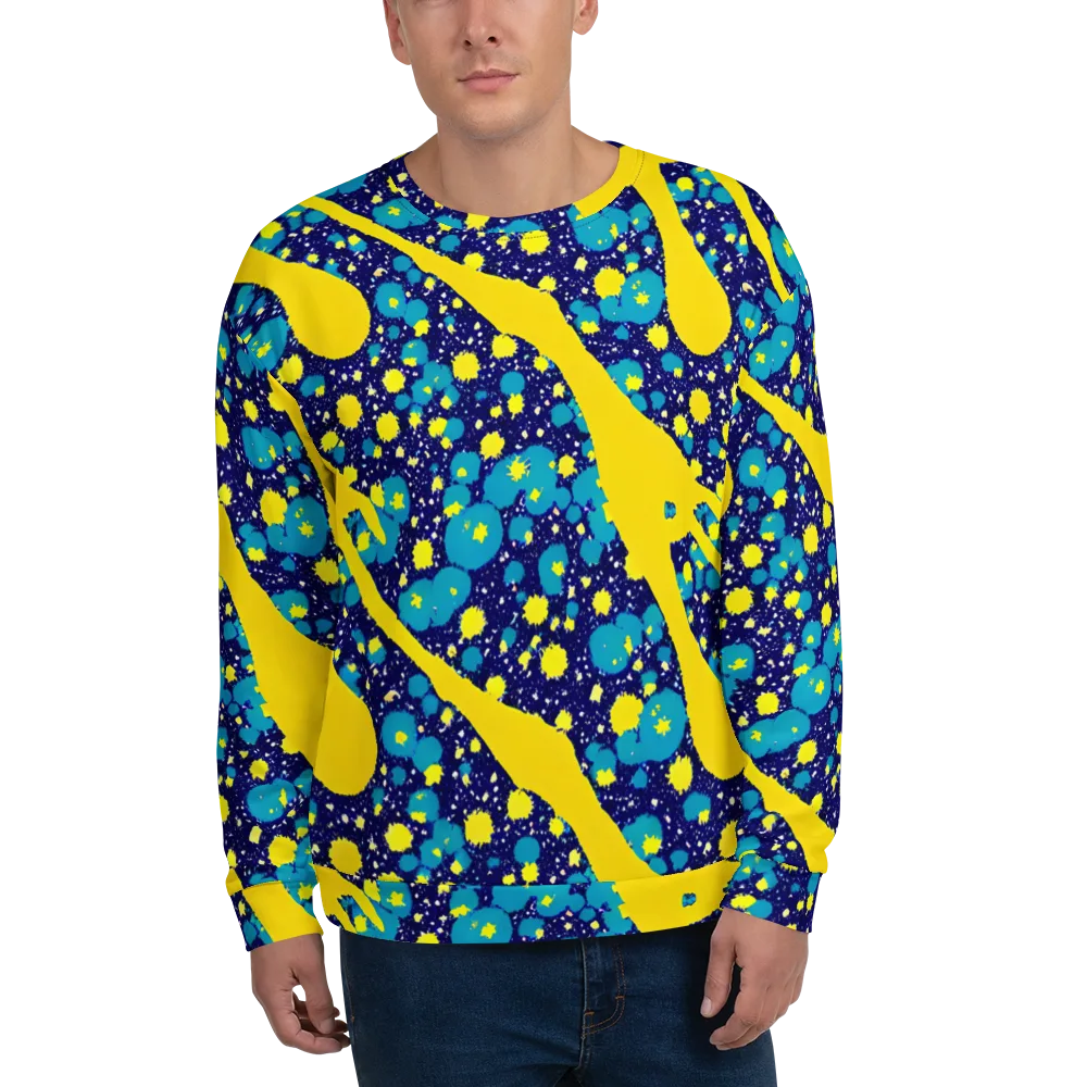 Starburst Splash on Sweatshirt — Front