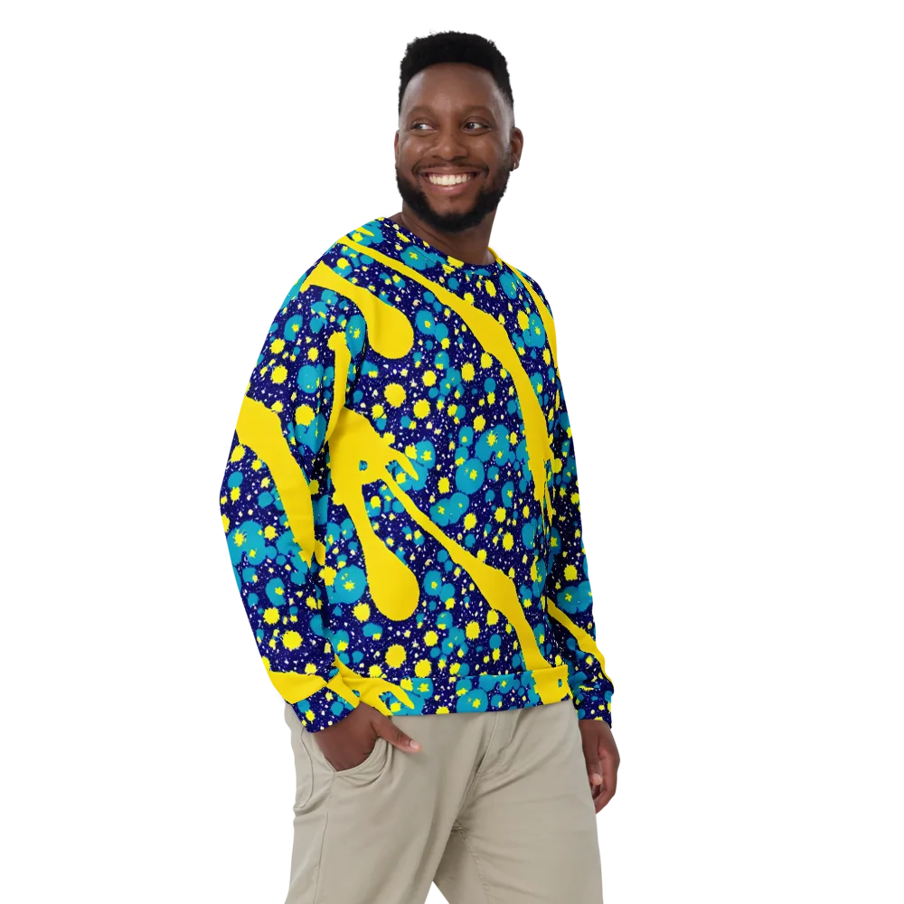Starburst Splash on Sweatshirt — Front