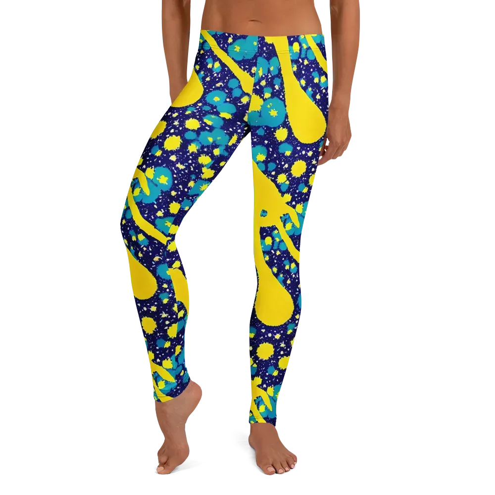 Starburst Splash on Leggings — Front