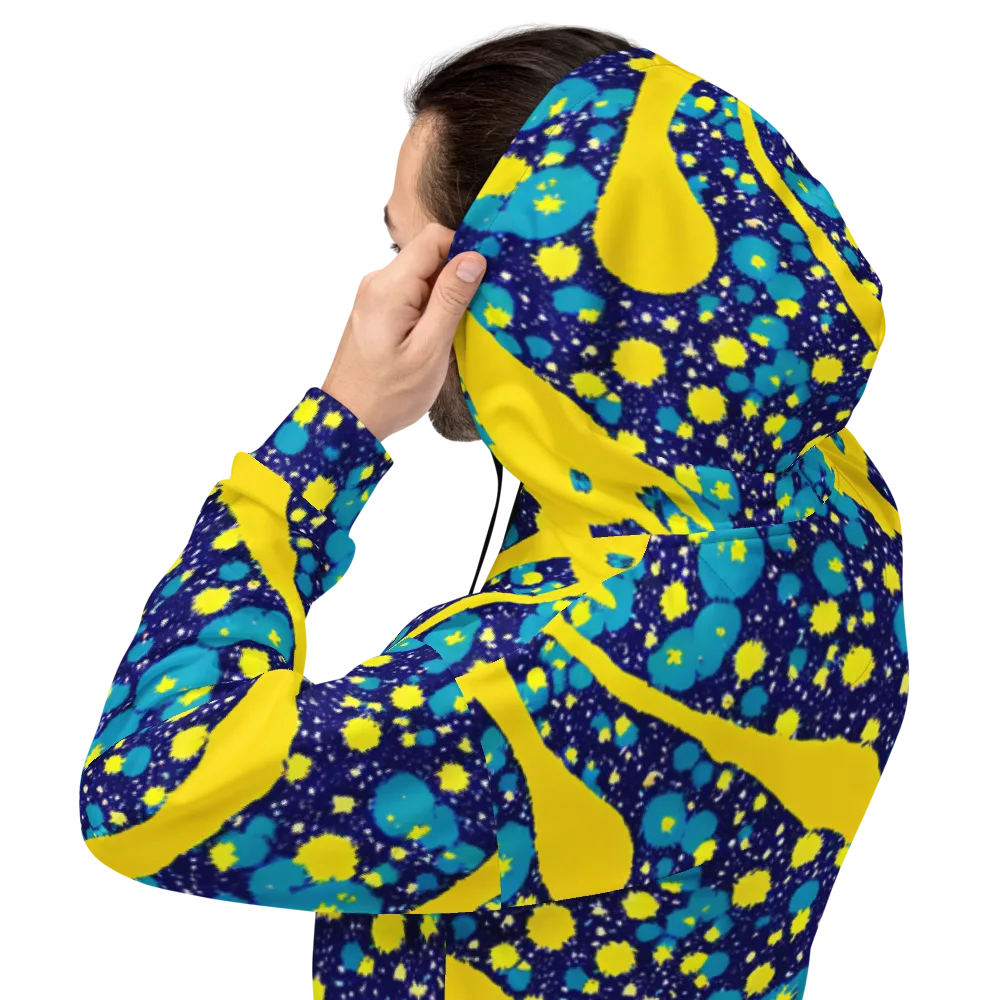 Starburst Splash on Hoodie — Back