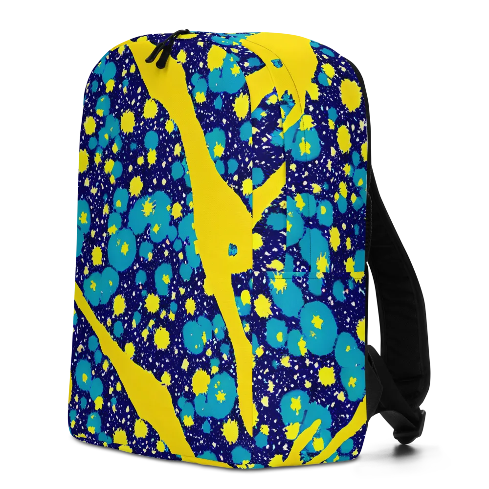 Starburst Splash on Minimalist Backpack — Left