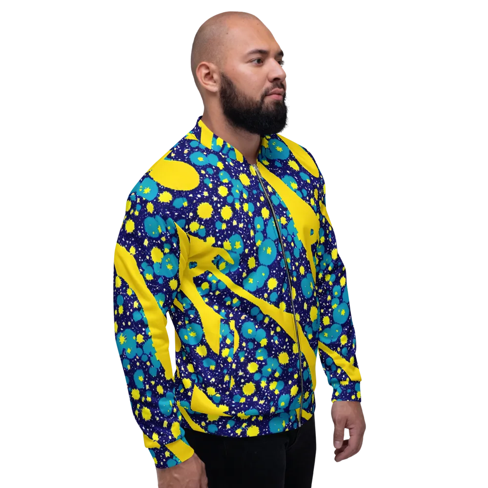Starburst Splash on Bomber Jacket — Right
