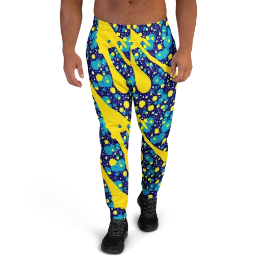 Starburst Splash on a Men's Joggers