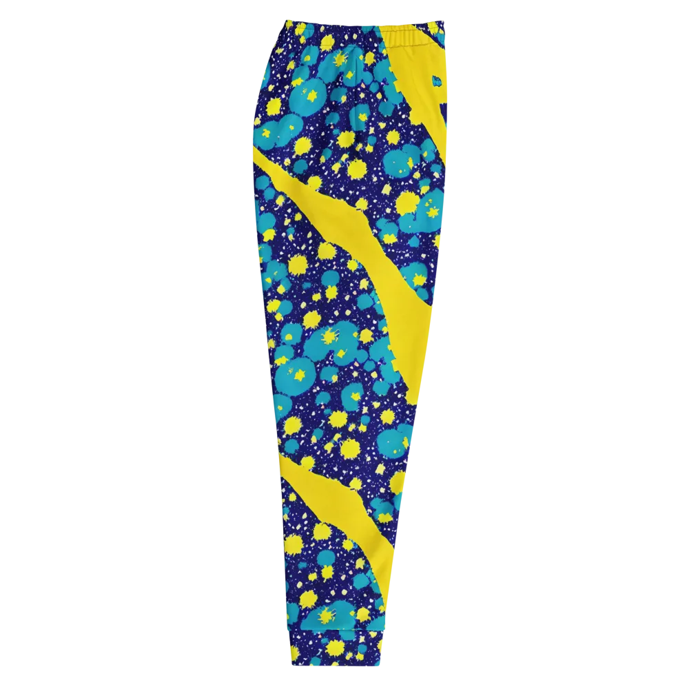 Starburst Splash on Men's Joggers — Right