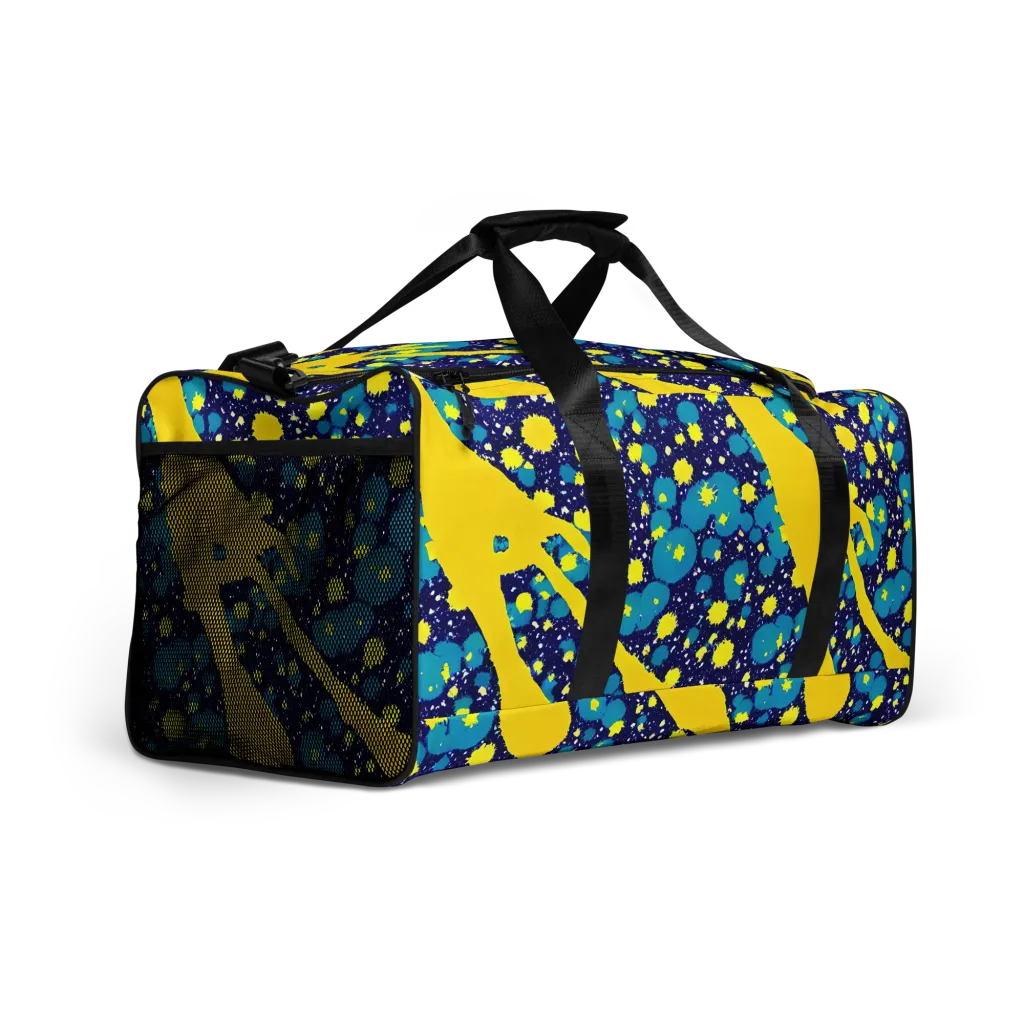Starburst Splash on Duffle Bag — Right Front