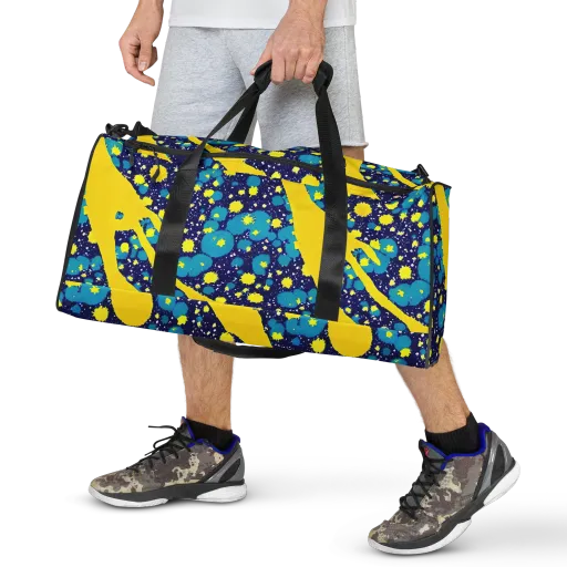 Starburst Splash on a Duffle Bag