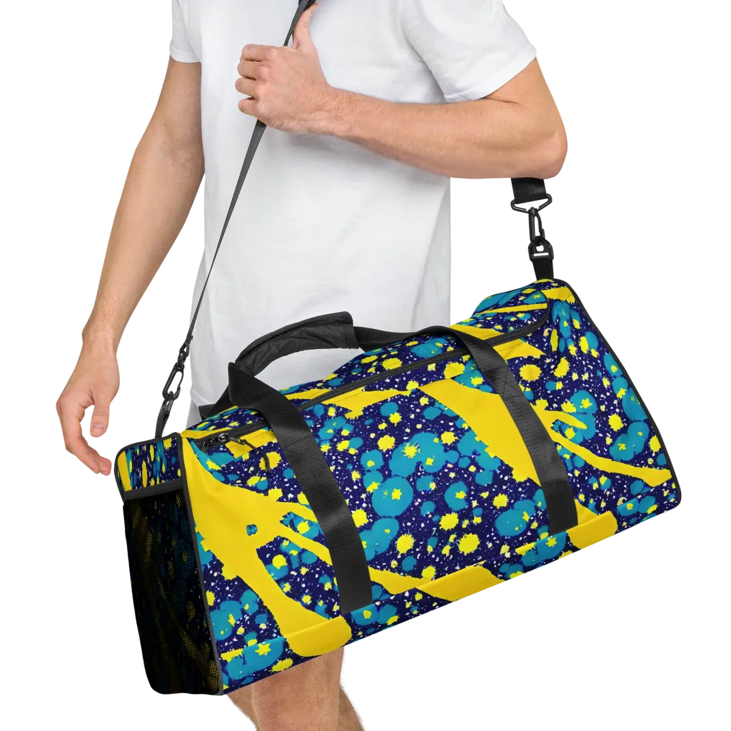 Starburst Splash on Duffle Bag — Right Front