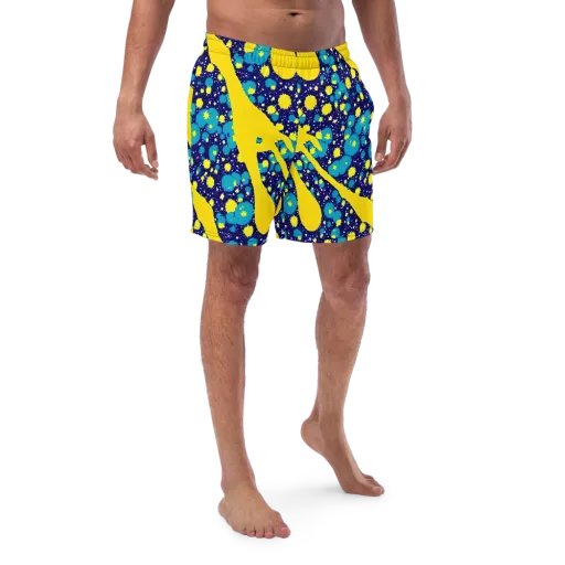 Starburst Splash on a Swim Trunks