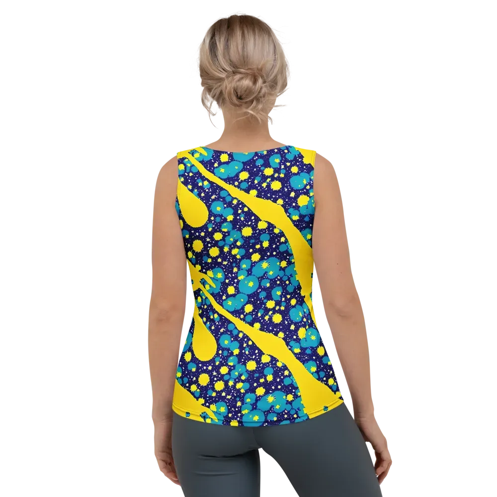 Starburst Splash on Women's Tank Top — Back