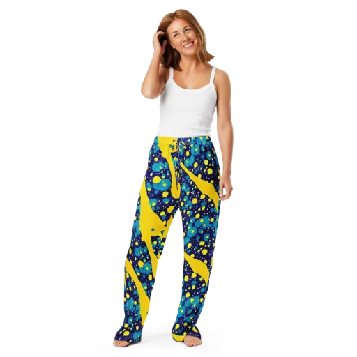 Starburst Splash on a Women's Pajama Pants