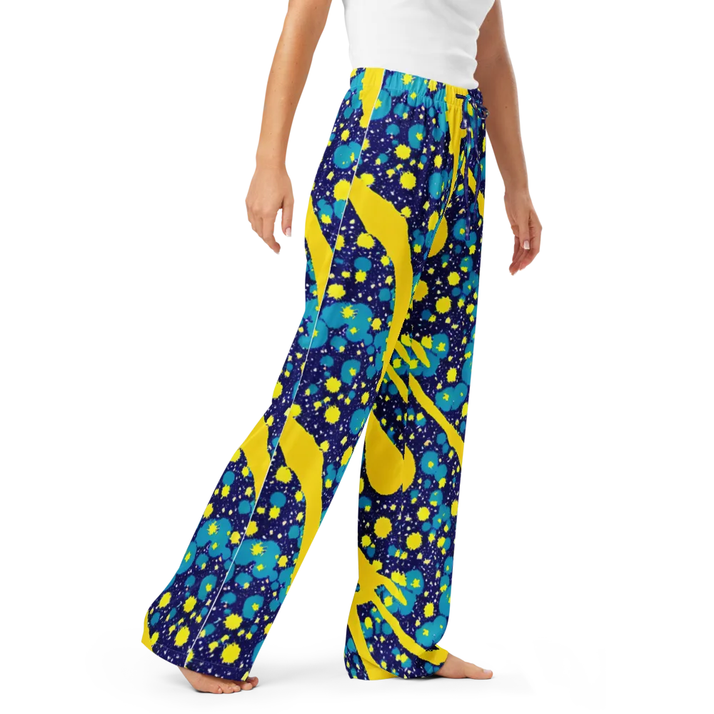 Starburst Splash on Women's Pajama Pants — Right Front