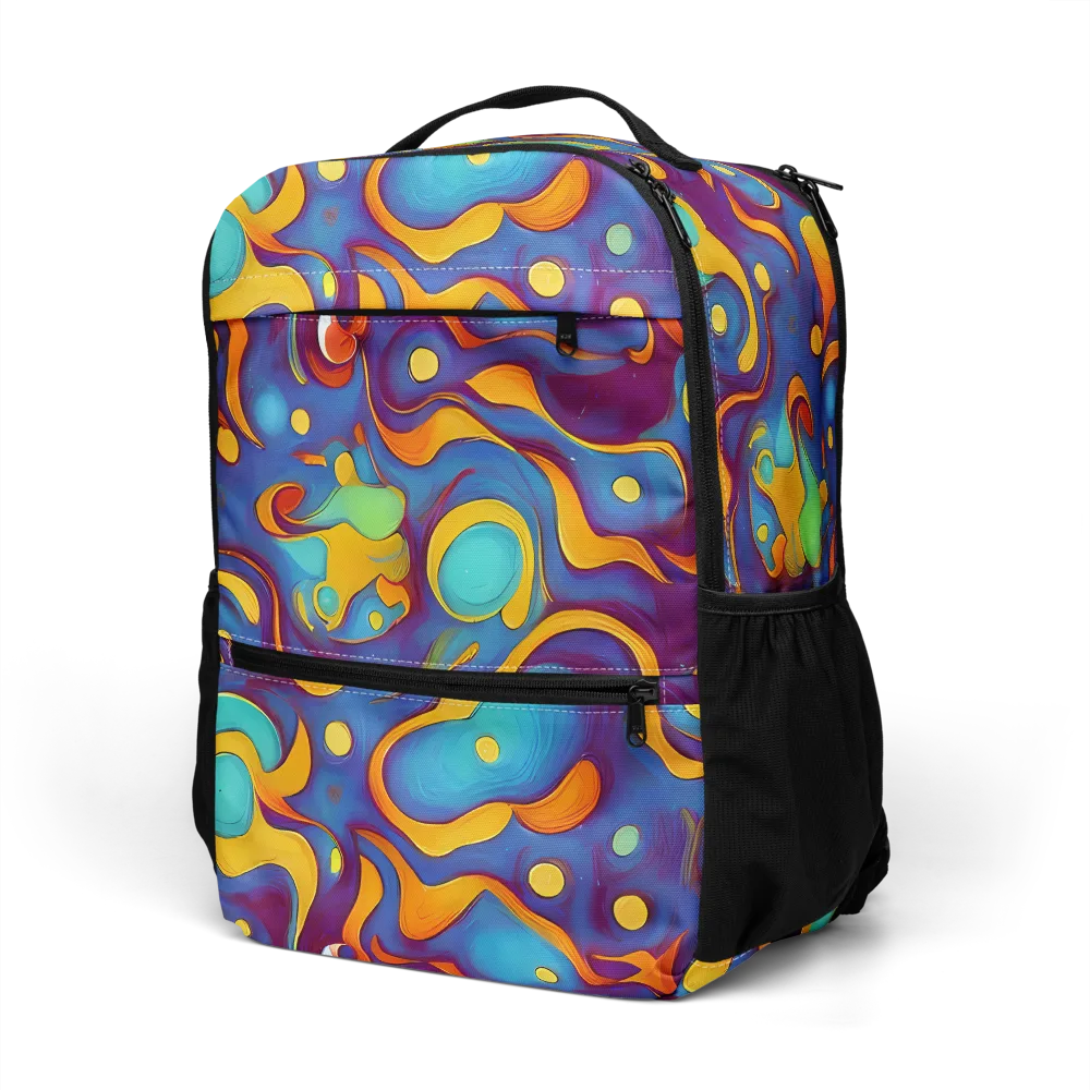 Pelton Swirl on Utility Backpack — Left Front