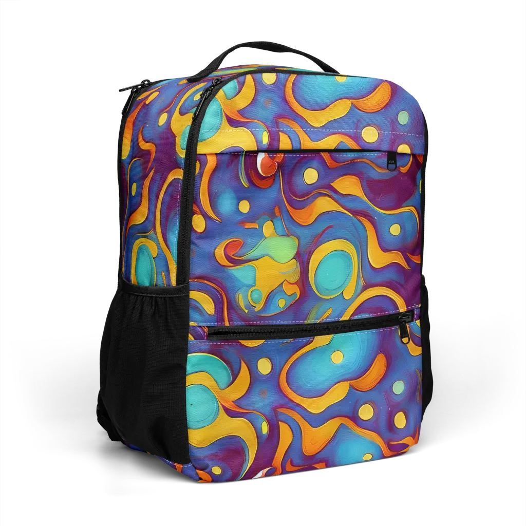 Pelton Swirl on Utility Backpack — Right Front