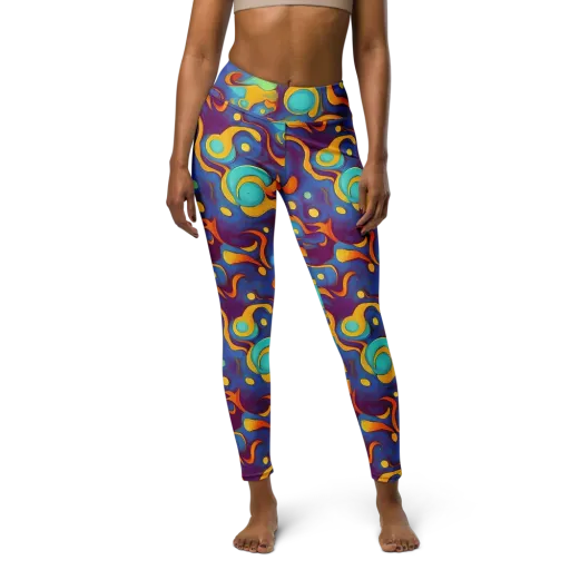 Pelton Swirl on a Yoga Leggings
