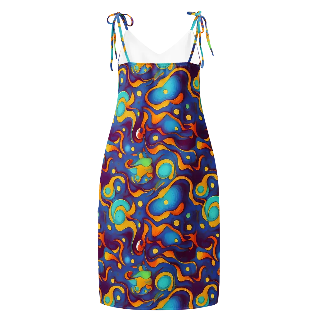 Pelton Swirl on Slip Dress — Back