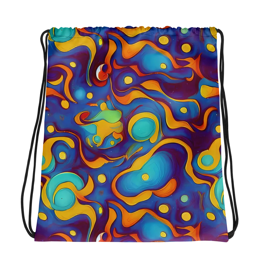 Pelton Swirl on Drawstring Bag — Photo