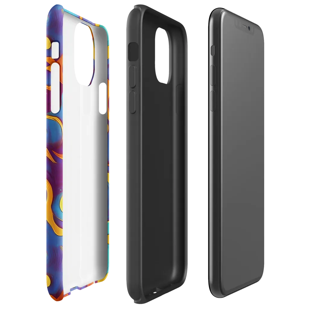 Pelton Swirl on Tough Case for iPhone® — Right