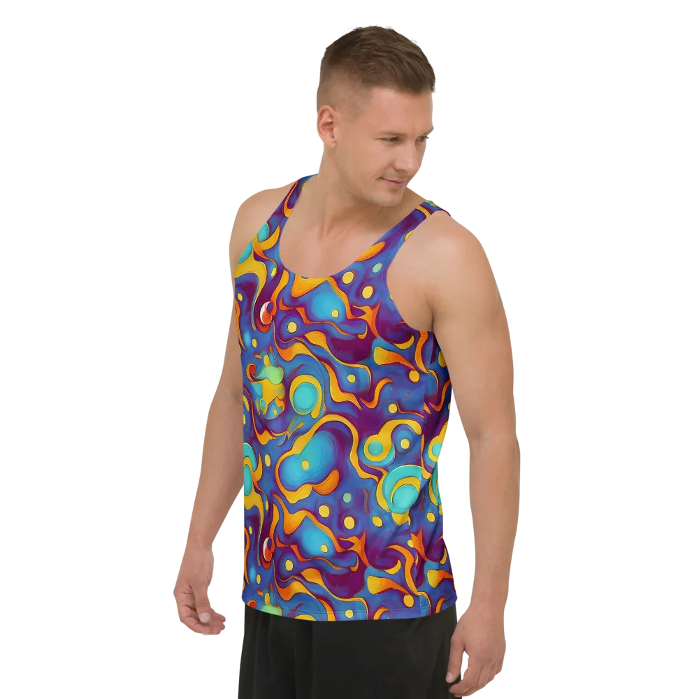 Pelton Swirl on Men's Tank Top — Left Front