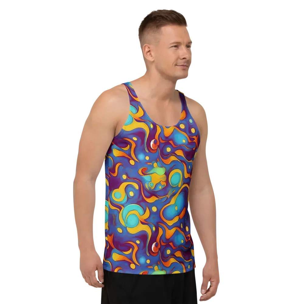 Pelton Swirl on Men's Tank Top — Right Front