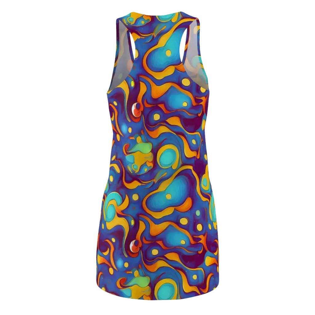 Pelton Swirl on Racerback Dress — Back