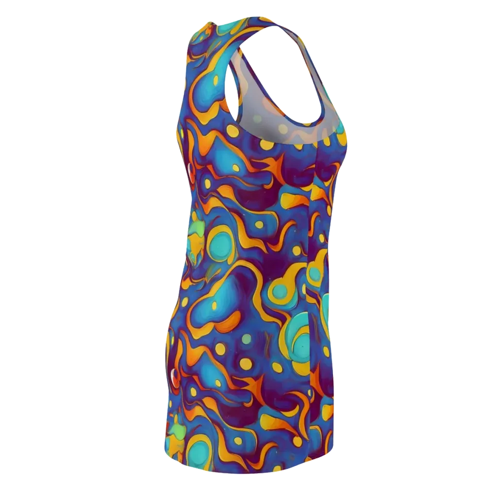 Pelton Swirl on Racerback Dress — Back Side
