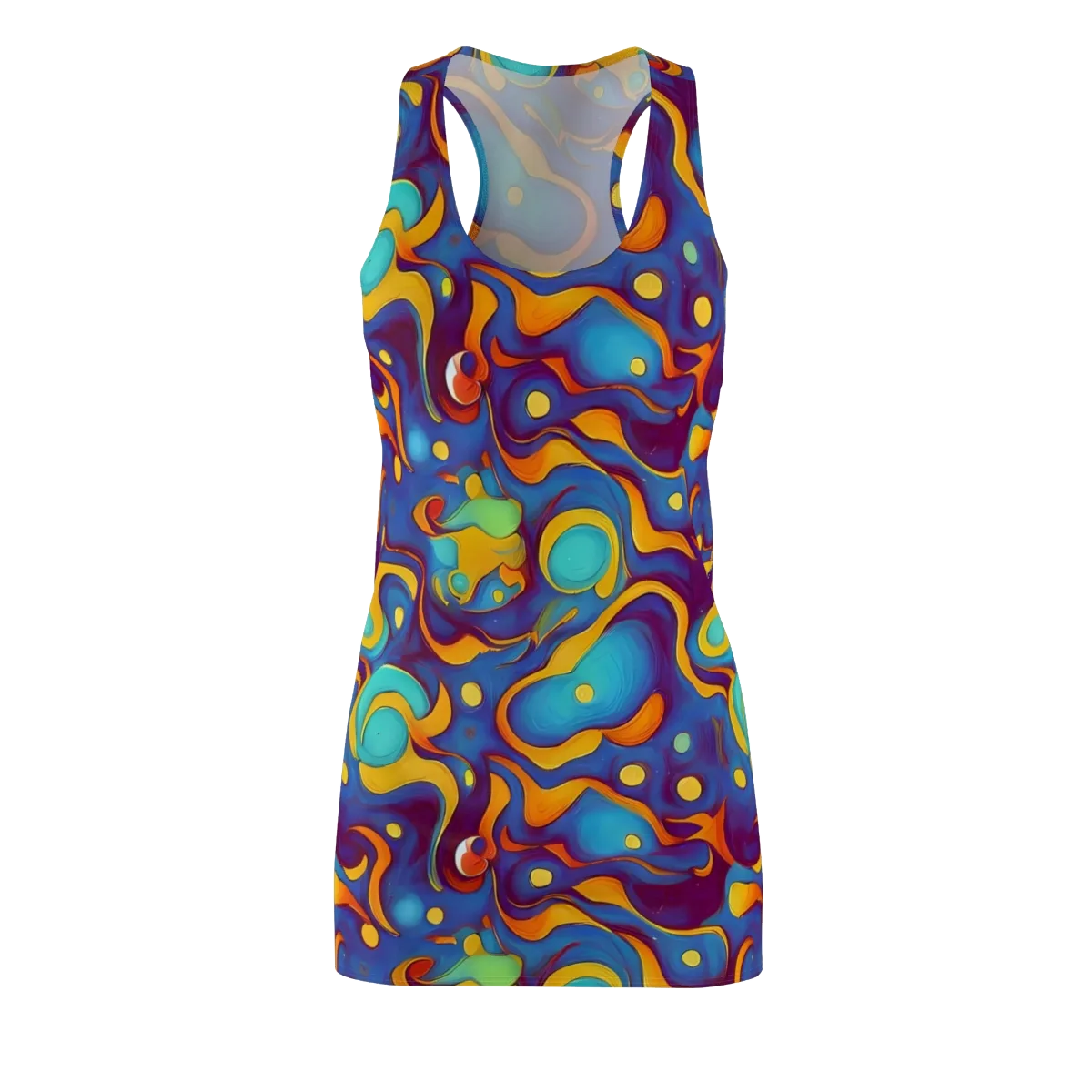Pelton Swirl on Racerback Dress — Front