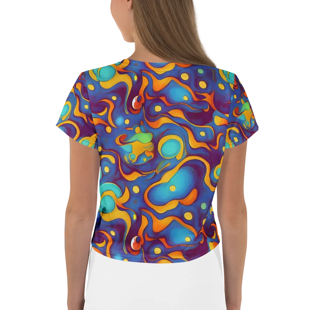 Pelton Swirl on Crop Tee — Back