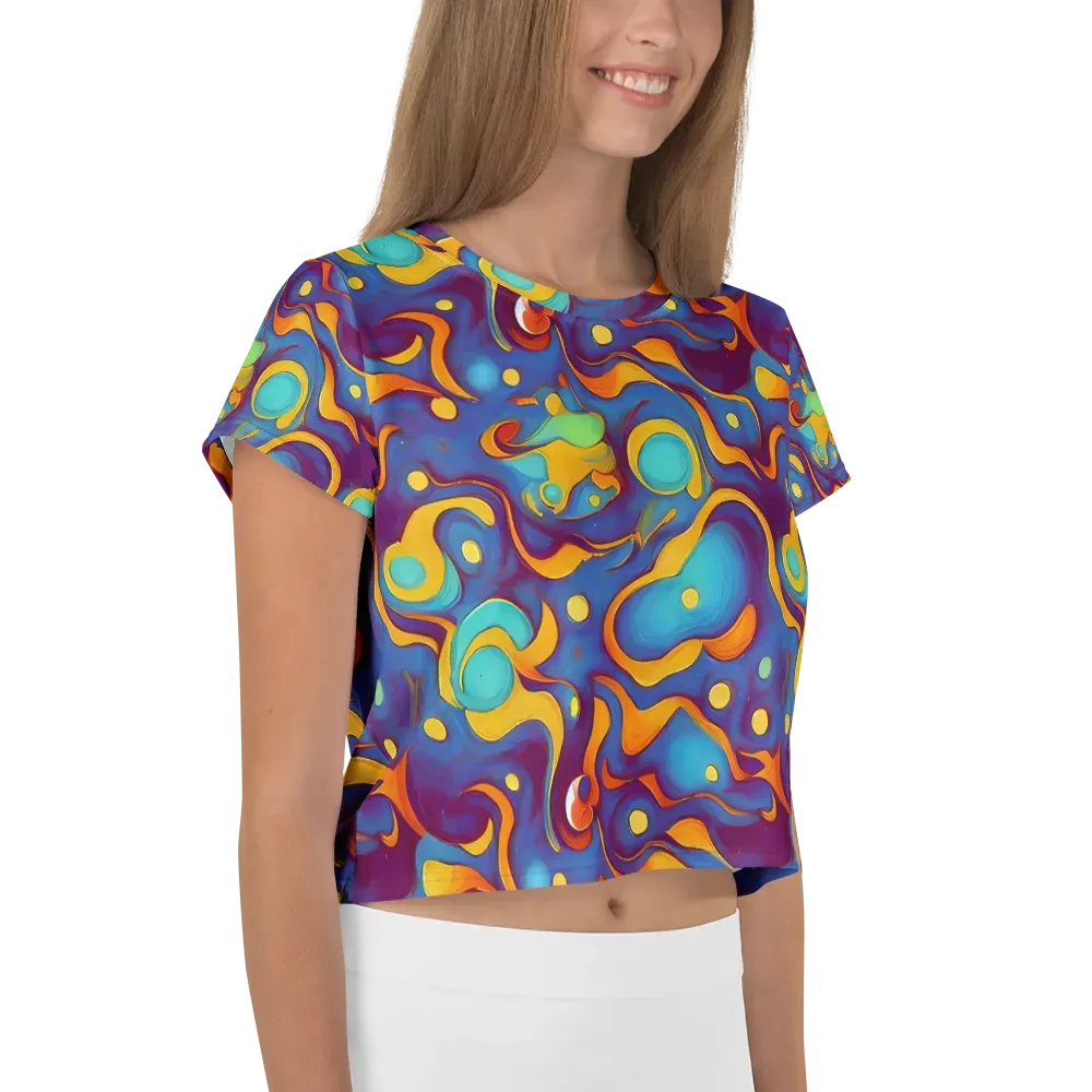 Pelton Swirl on Crop Tee — Right