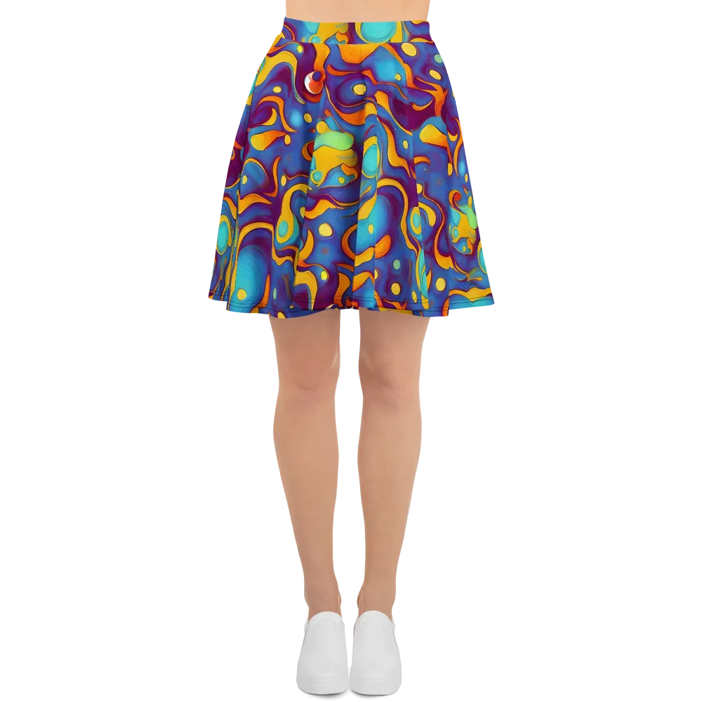 Pelton Swirl on Skater Skirt — Front