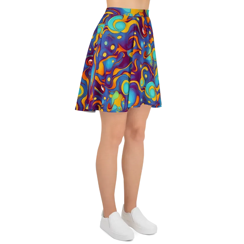 Pelton Swirl on Skater Skirt — Right