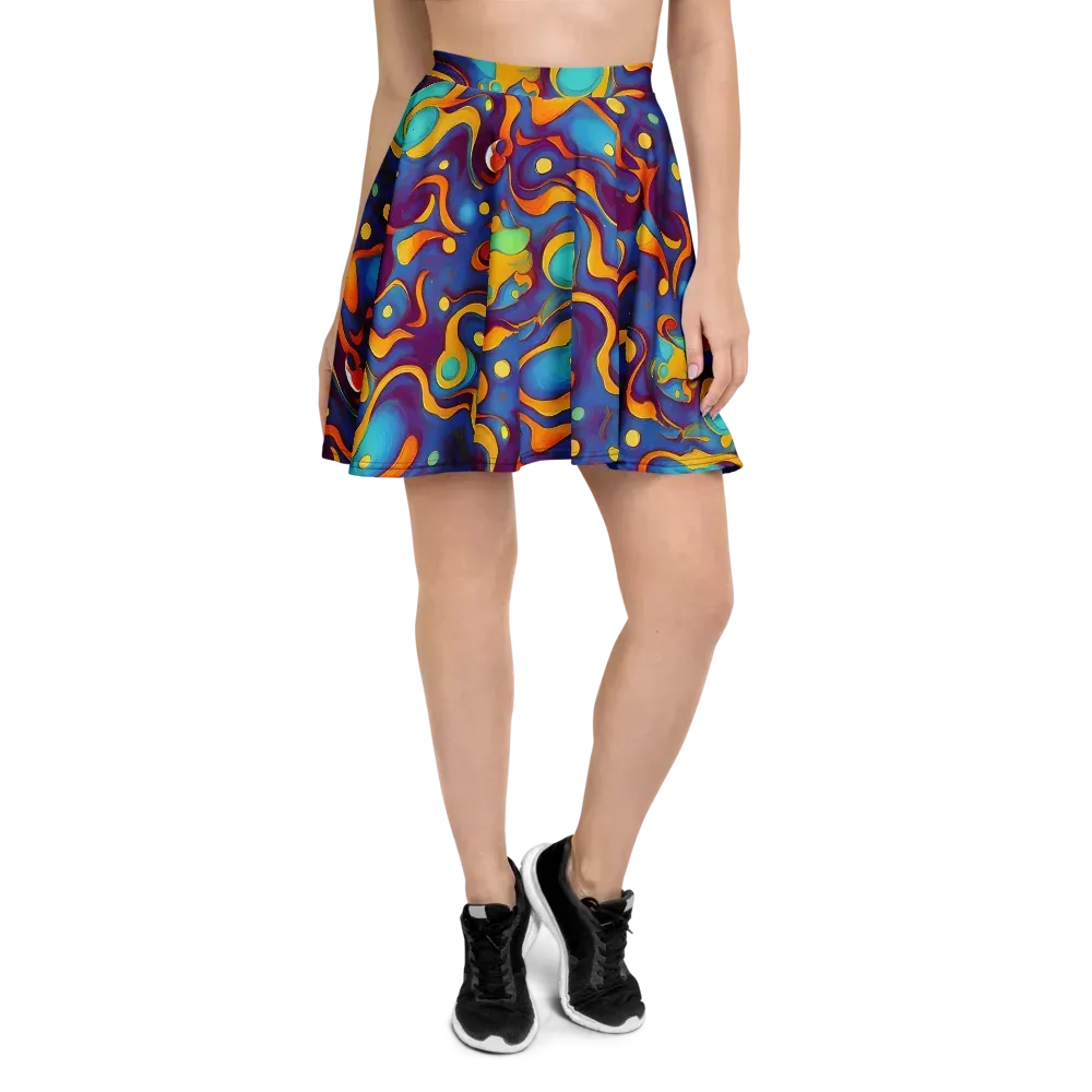 Pelton Swirl on Skater Skirt — Front