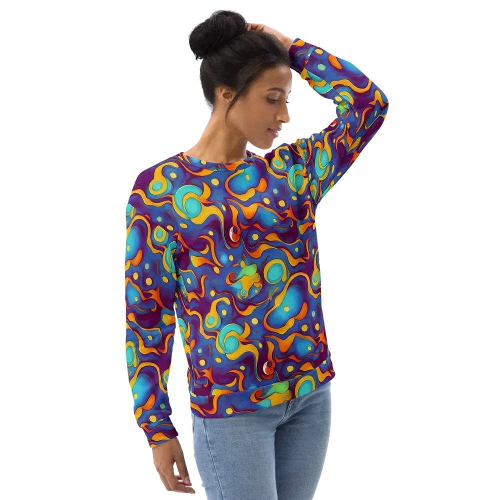 Pelton Swirl on Sweatshirt — Right Front