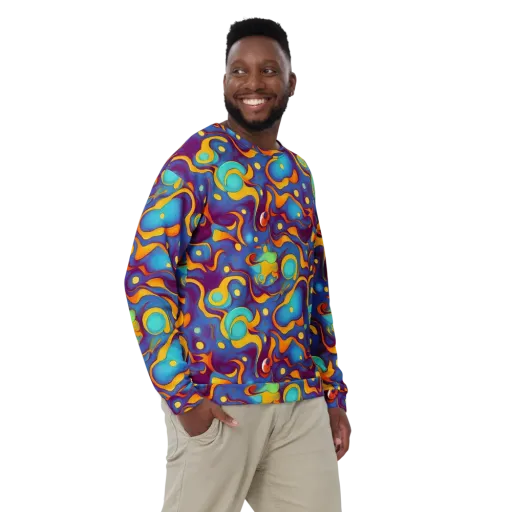 Pelton Swirl on a Sweatshirt