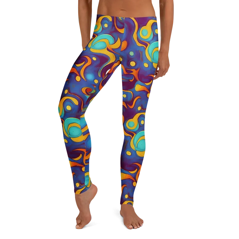Pelton Swirl on Leggings — Front