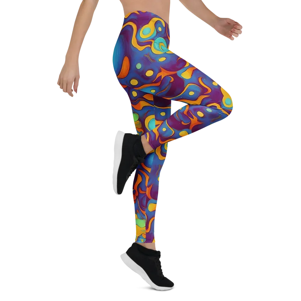 Pelton Swirl on Leggings — Right