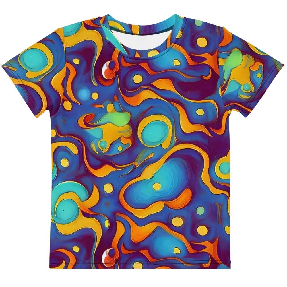Pelton Swirl on Kids Crew Neck T-Shirt — Front