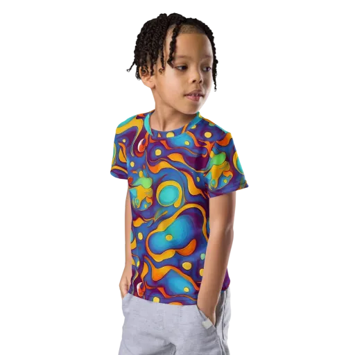 Pelton Swirl on a Kids Crew Neck T-Shirt