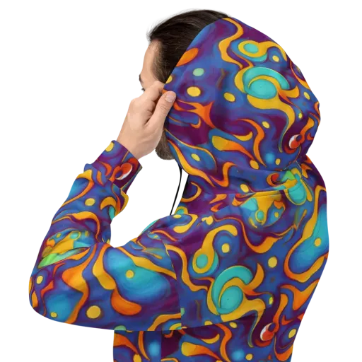 Pelton Swirl on a Hoodie