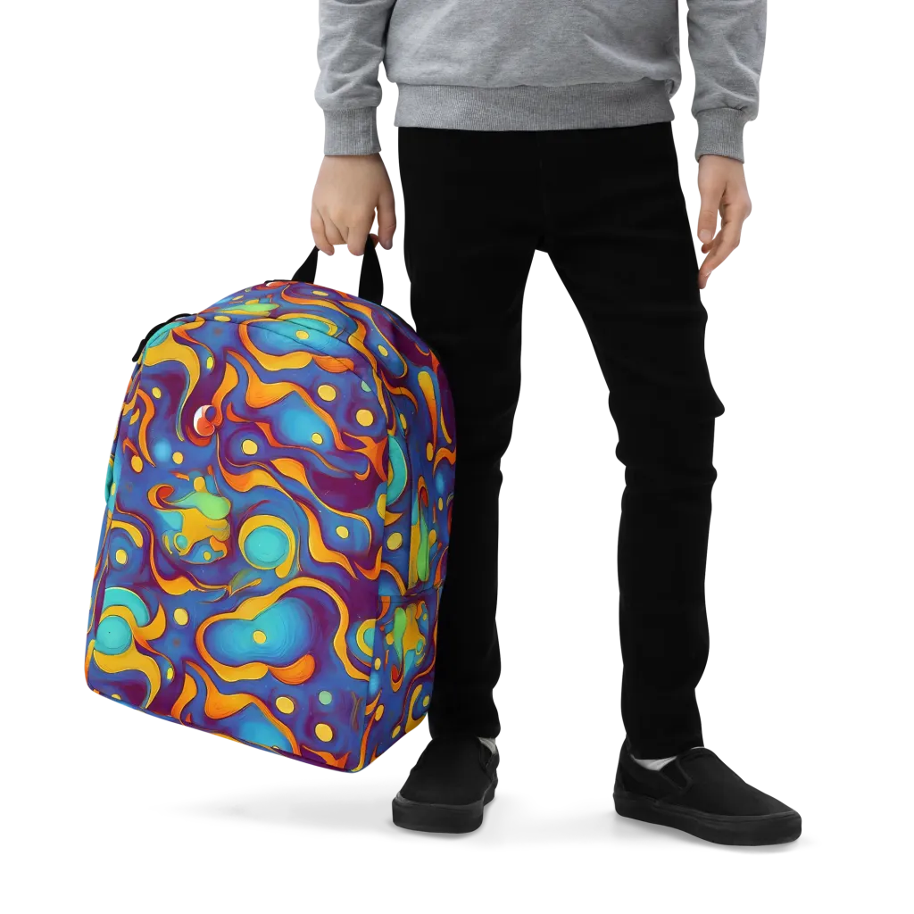 Pelton Swirl on Minimalist Backpack — Zoomed-in