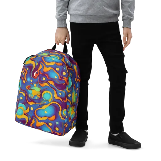 Pelton Swirl on a Minimalist Backpack