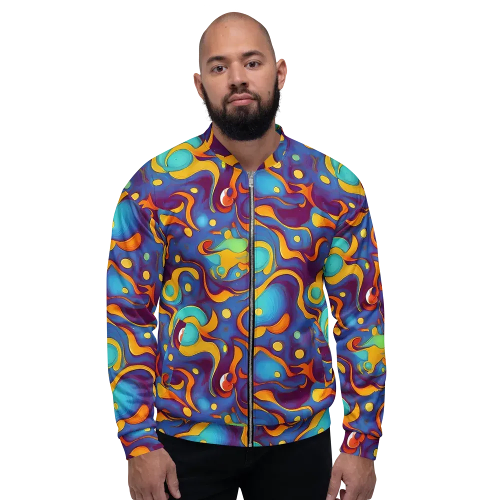 Pelton Swirl on Bomber Jacket — Front