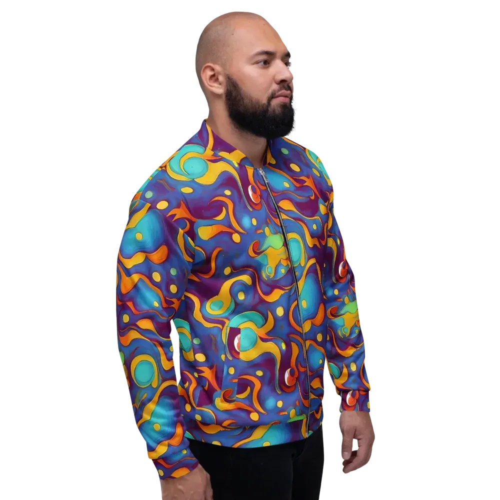 Pelton Swirl on Bomber Jacket — Right