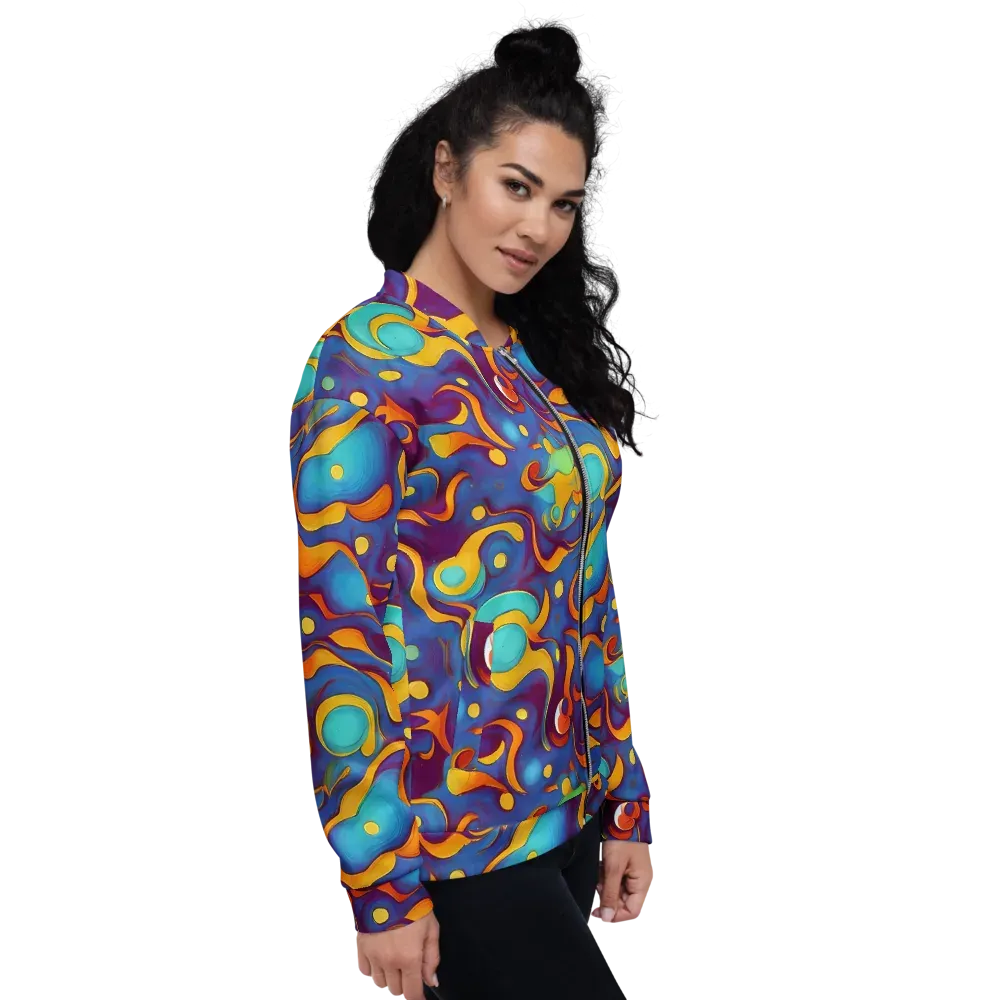 Pelton Swirl on Bomber Jacket — Right