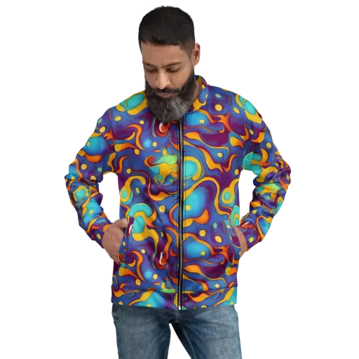 Pelton Swirl on a Bomber Jacket