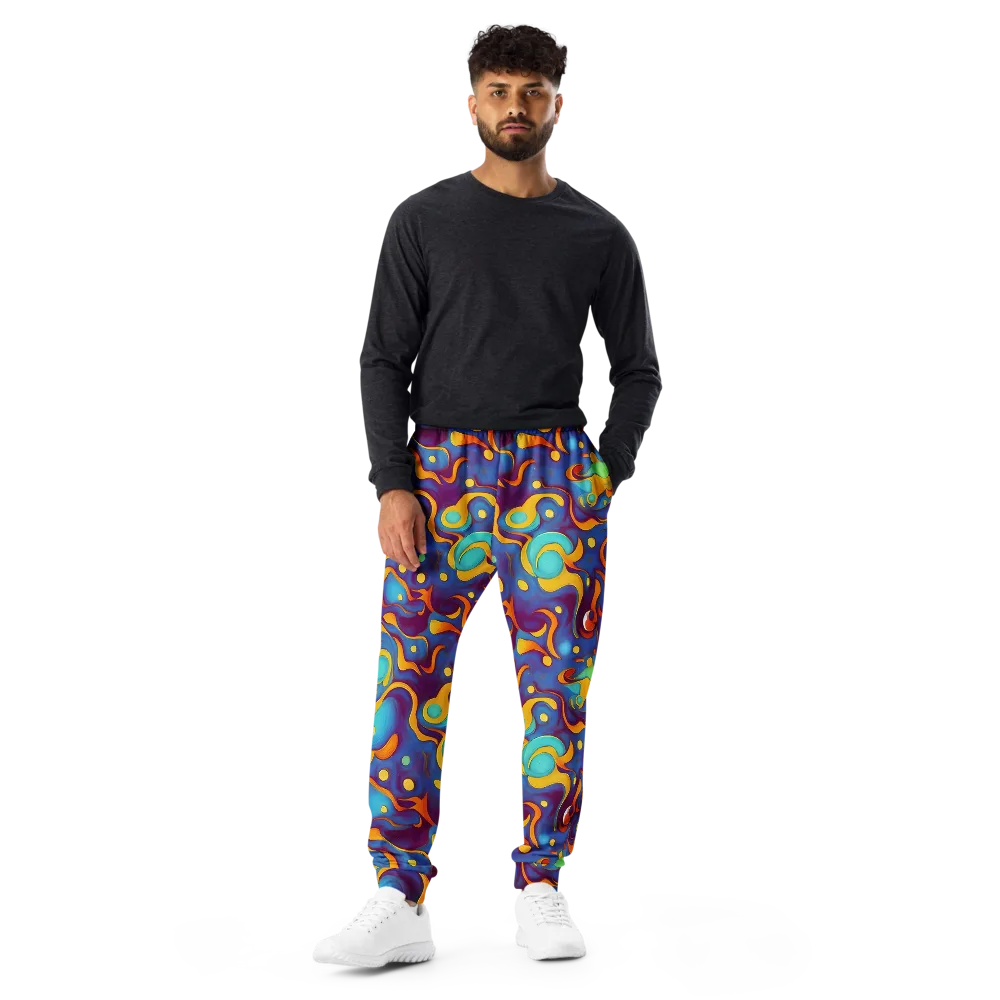 Pelton Swirl on Men's Joggers — Front