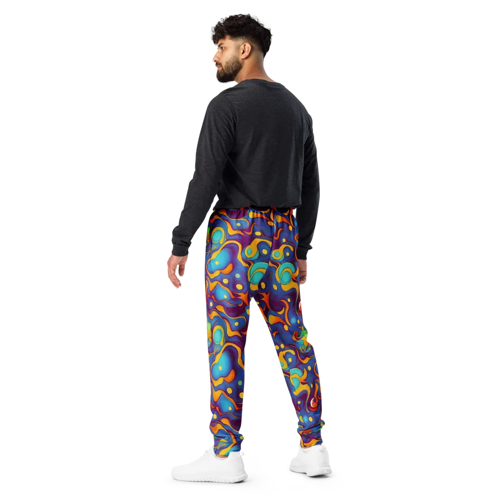 Pelton Swirl on Men's Joggers — Back