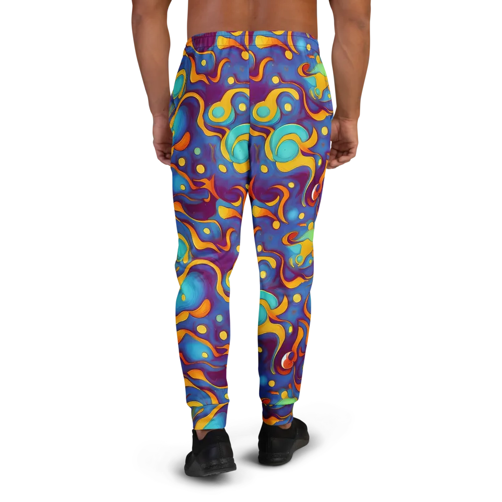 Pelton Swirl on Men's Joggers — Back