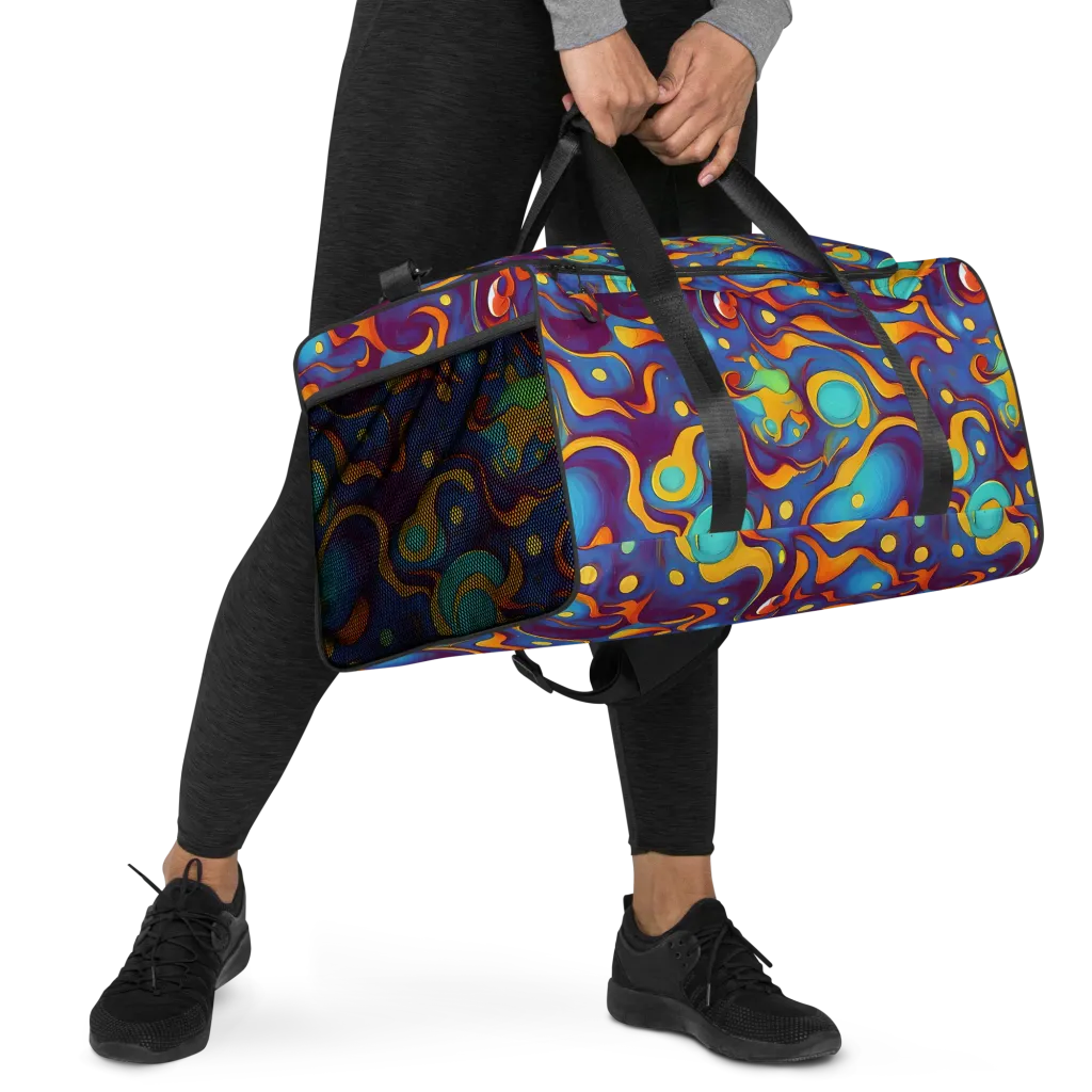 Pelton Swirl on Duffle Bag — Right Front
