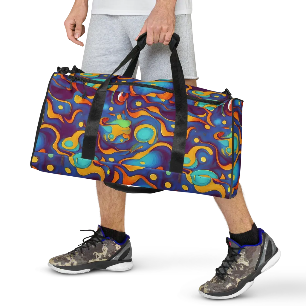 Pelton Swirl on Duffle Bag — Front