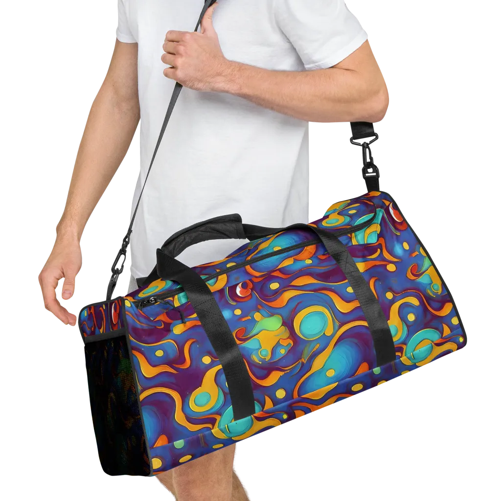 Pelton Swirl on Duffle Bag — Right Front